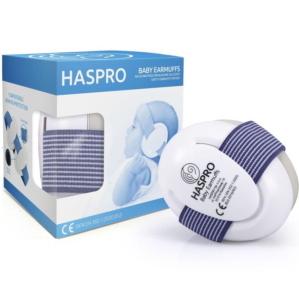 Haspro paraorecchie per bambini 0+, blu Immagine del prodotto 