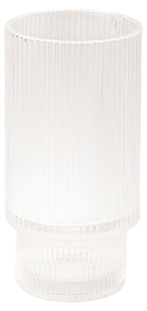 Geriffeltes Latte-Glas, 320 ml Produktbild 