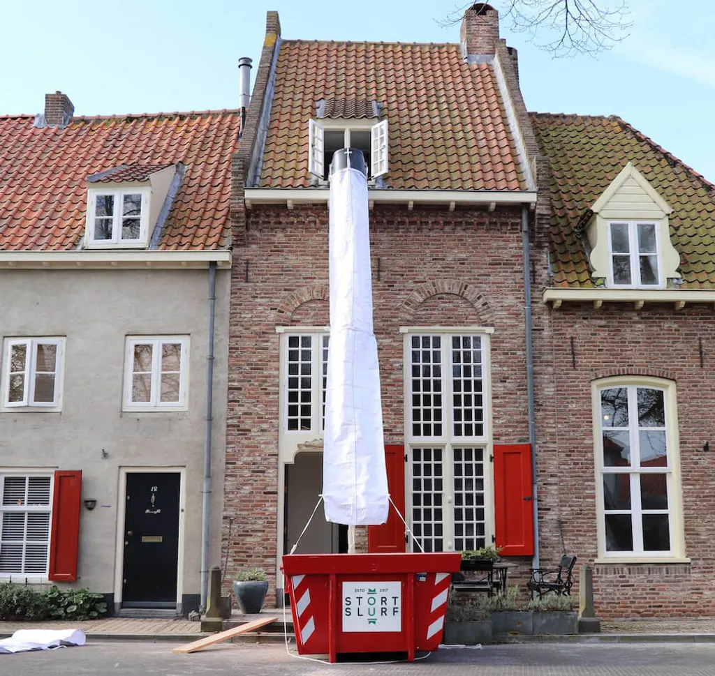Évacuation gravats flexible 3m Ø 80cm - Pour rénovation et toiture