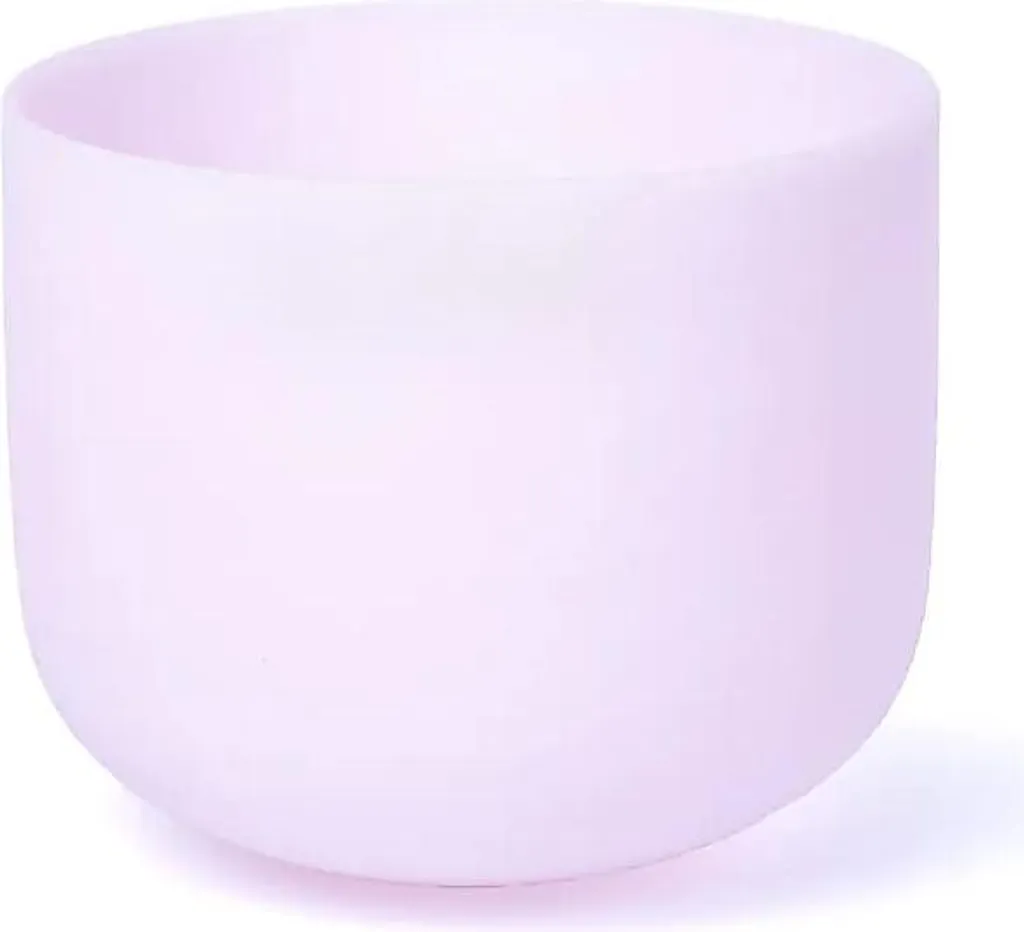 Bol de Cristal Rose 432 Hz Ftone avec Housse : Pureté Sonore et Design