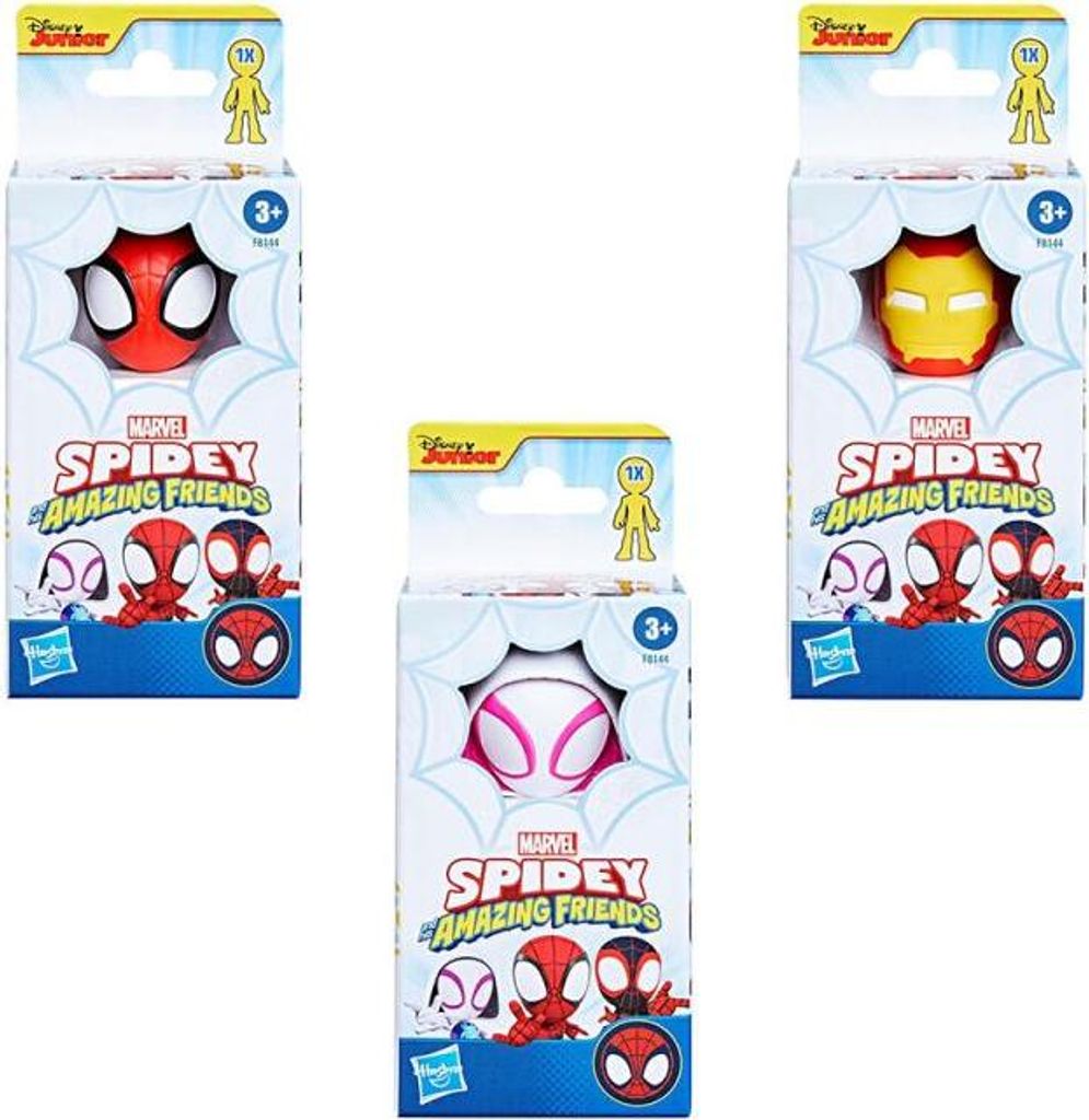 Hasbro Marvel Spidey Amazing Friends 3 Figuren Set Figur 10cm Spiderman