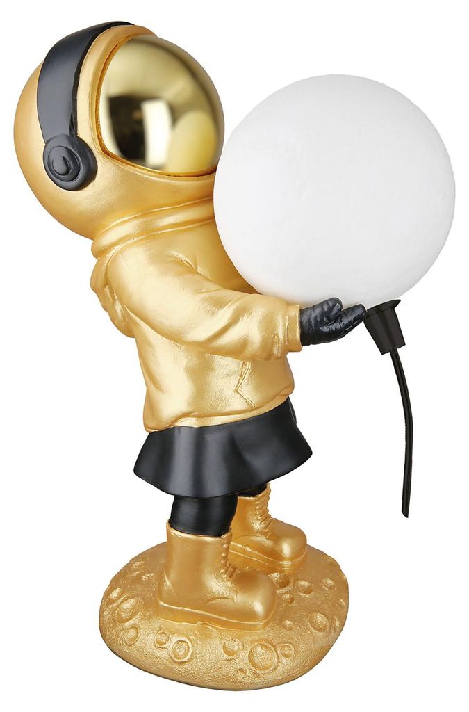 Gilde Tischleuchte (LED), Astronaut, "Apollo", Kunstharz, Immagine del prodotto 
