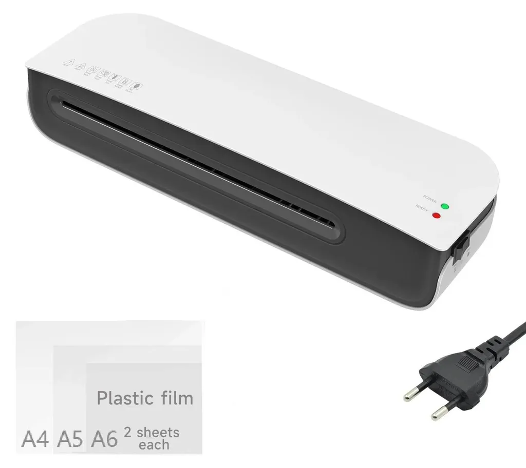 Plastifieuse A4 SL289 Blanche - Mode Chaud et Froid avec Pochettes Offertes