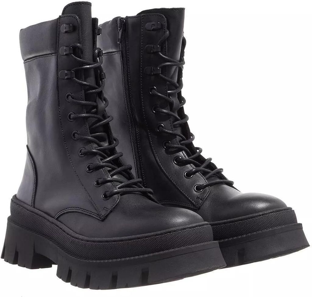 Steve Madden Fezza Schnürstiefel Schwarz in Gr. 40
