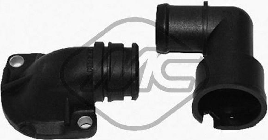 Metalcaucho 3667 Kühlmittelflansch OE 1H0121687A kompatibel mit Galaxy, Alhambra, Cordoba, Vento, Sharan, Polo 6V, Polo 6N, Polo 9N, Passat 3B, Pa...