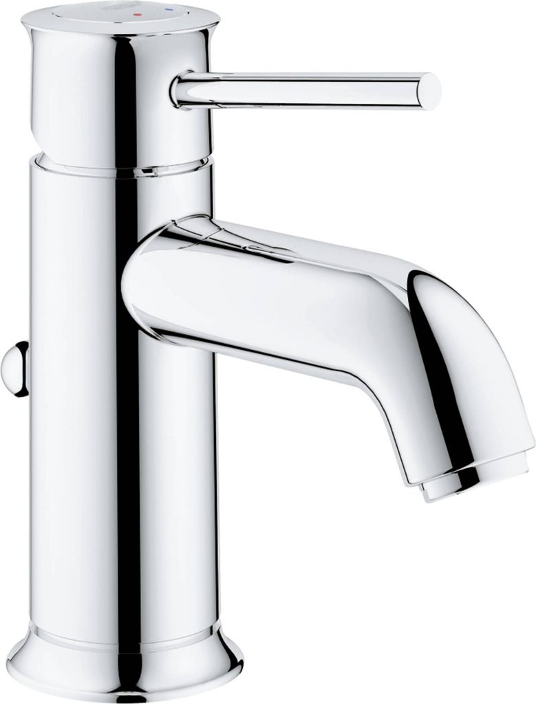 Grohe QuickFix Start Classic wastafelkraan met trekwaste chroom