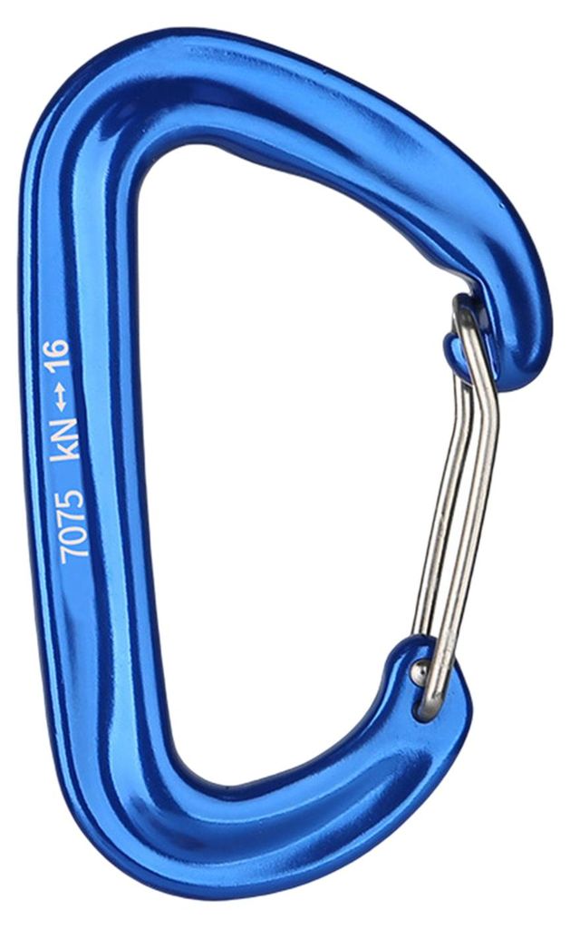 16KN Karabiner, hochbelastbar, vielseitig einsetzbar, verschleißfest, D-förmiger Karabinerhaken für Outdoor-Aktivitäten