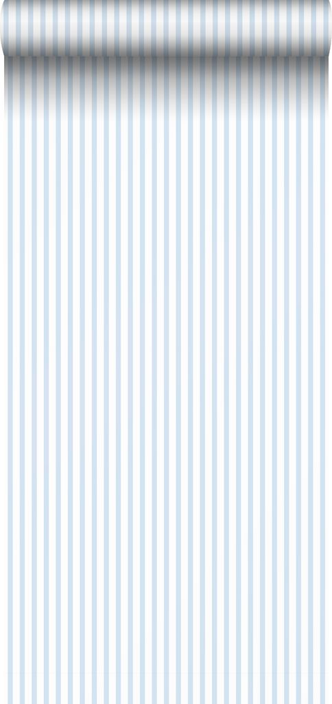 Sanders & Sanders Tapete Streifen Blau und Weiß - 640590 - Produktbild 