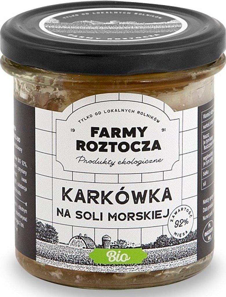 SCHWEINEFLEISCH MIT -MEERSALZ 250 g (GLAS) - FARMY ROZTOCZA