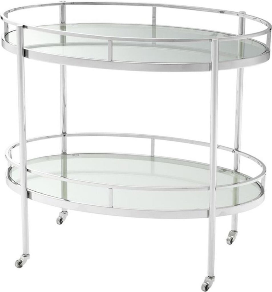 Casa Padrino Luxus Servierwagen 77 x 47 x H. 70 cm - Hotel & Restaurant Accessoires