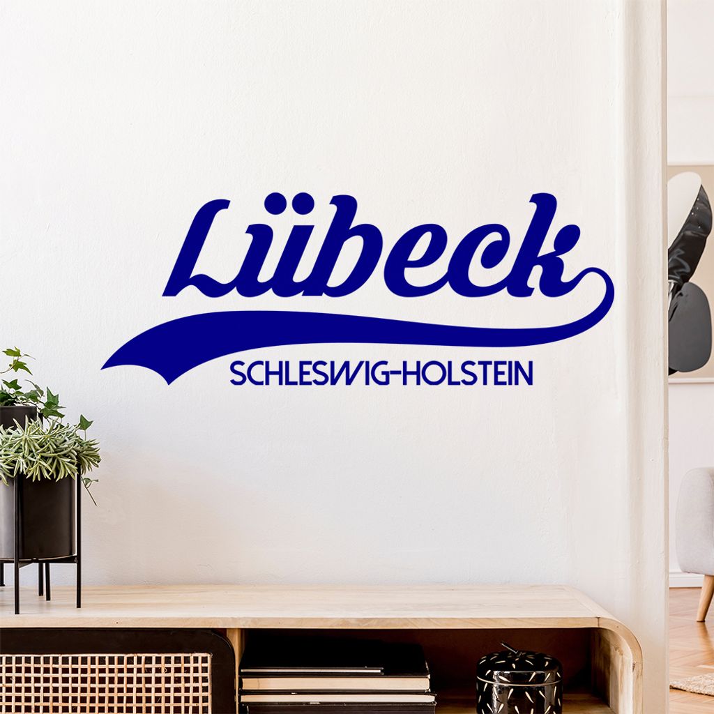 Lübeck Schleswig-Holstein Wandtattoo Wandaufkleber Wall Sticker - Dekoration, Küche, Wohnzimmer, Schlafzimmer, Badezimmer