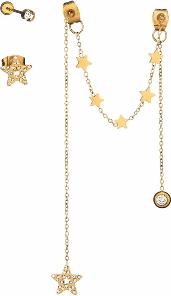 Orecchini AN Jewels AB.EP002G | Stile Essenziale e Qualità Acciaio