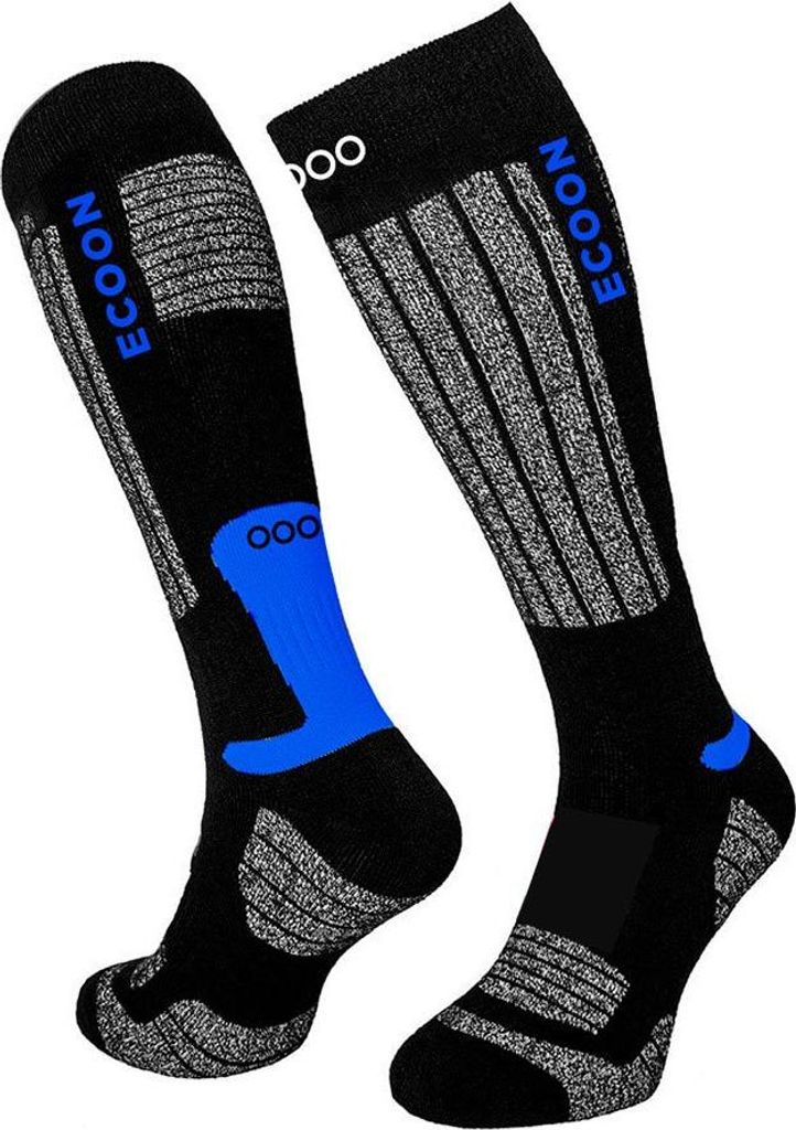 Ecoon Glossglock Socken Schwarz EU 38-43 Herren,Damen Schwarz EU 38-43