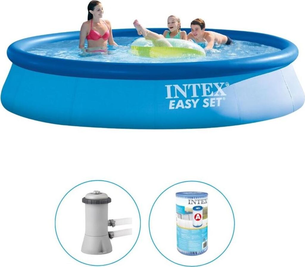 Piscinas Easy Set, modelo 128142GN, diámetro 396 cm, altura Imagen del producto 