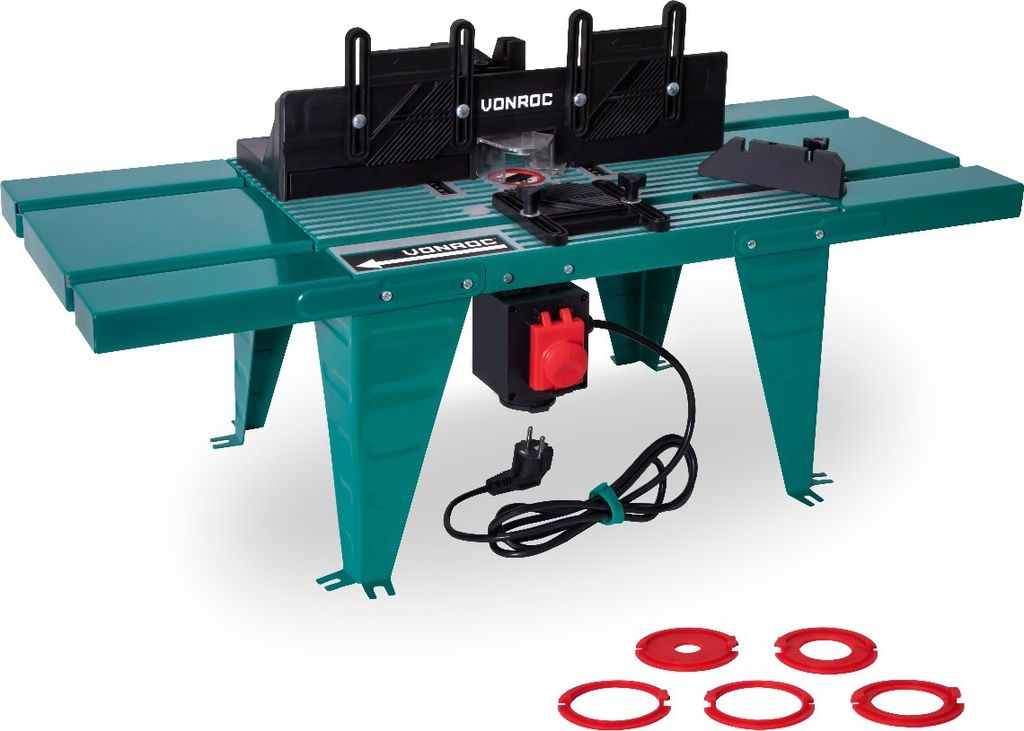 Universal Oberfräsentisch 870x335mm mit Schutzschalter für Produktbild 