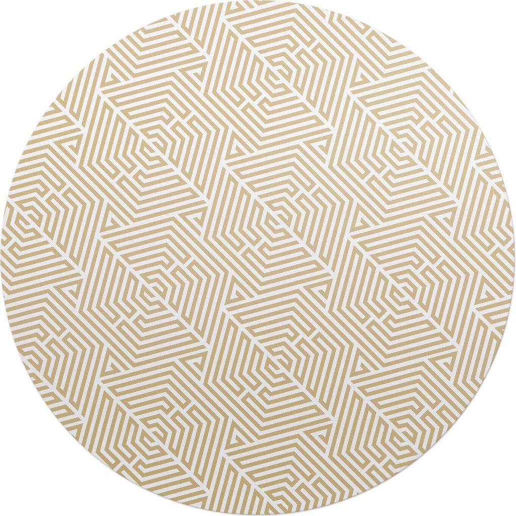 Geometrisches Labyrinth – Bodenschutzmatte – Stuhlunterlage – Bürostuhlmatte – Rutschfeste Bodenmatte – Schutzmatte für Hartboden – f...