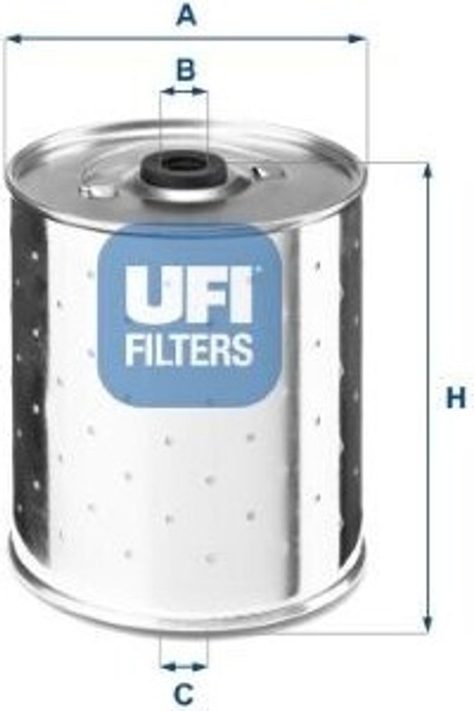 Ölfilter UFI 20.012.00 Filtereinsatz für FIAT 1000-Serie Limousine
