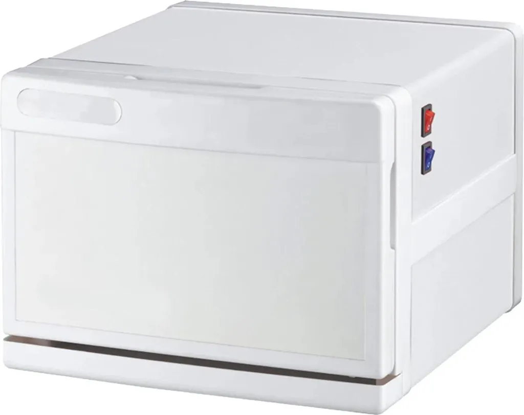 Chauffe-serviettes professionnel et armoire de désinfection UV de 7L