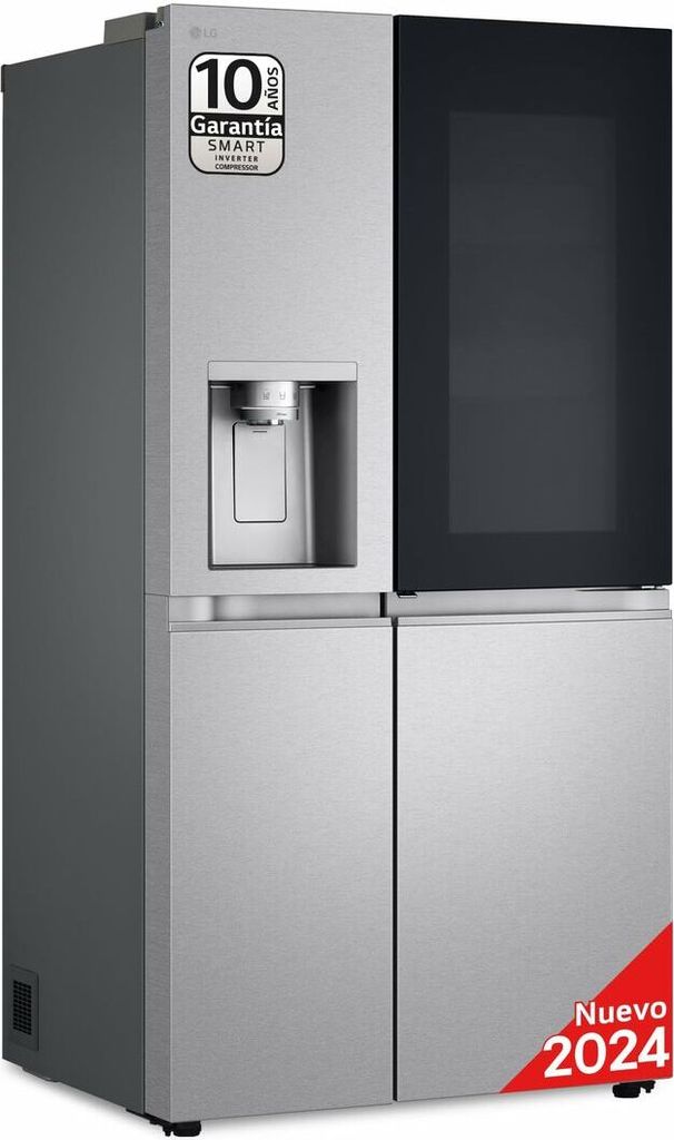 LG GSXE90MBAD Side-by-Side Kühlkombination Freistehend 628 l , Silber