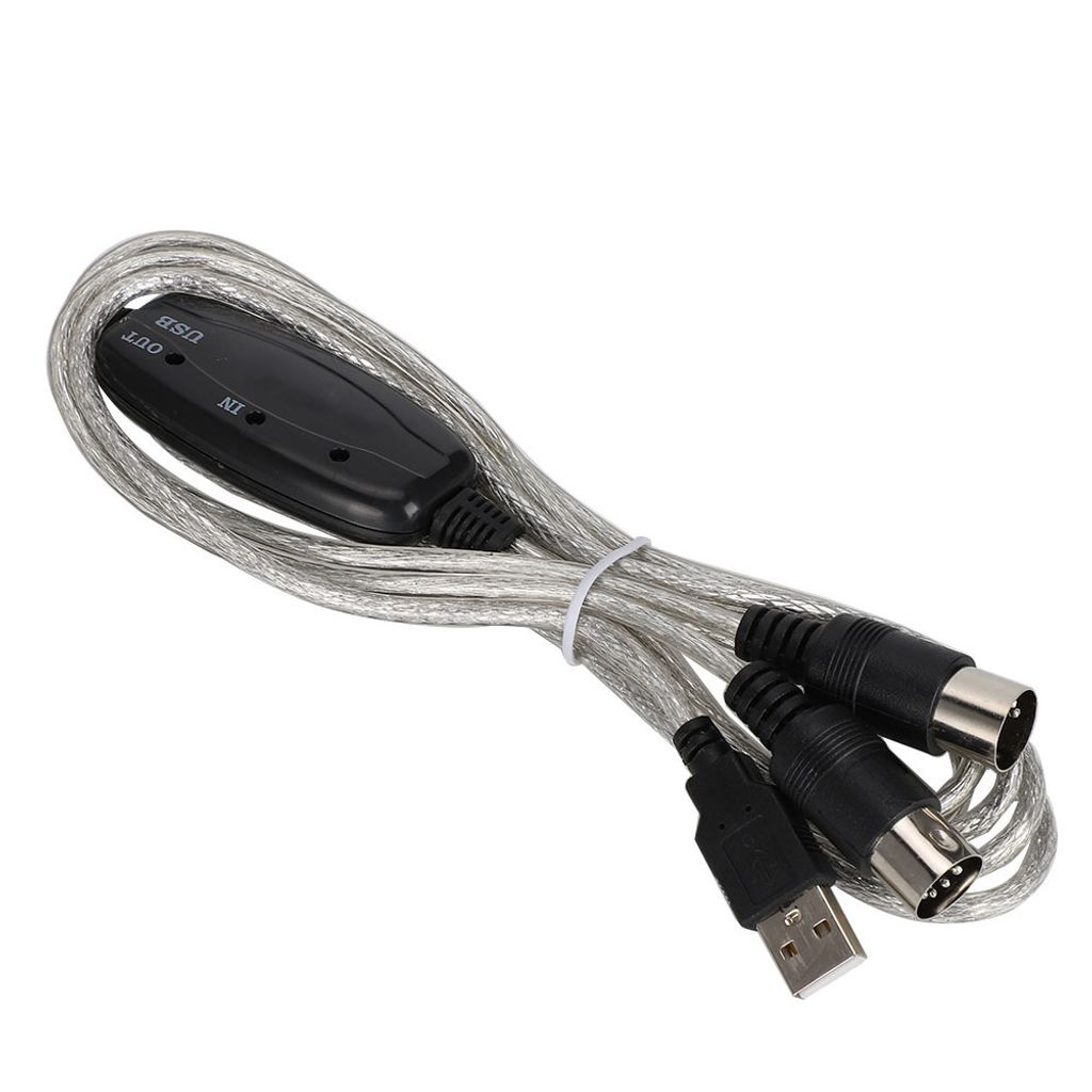 USB MIDI kábel prevodník počítač PC na hudobnú klávesnicu Obrázok produktu 