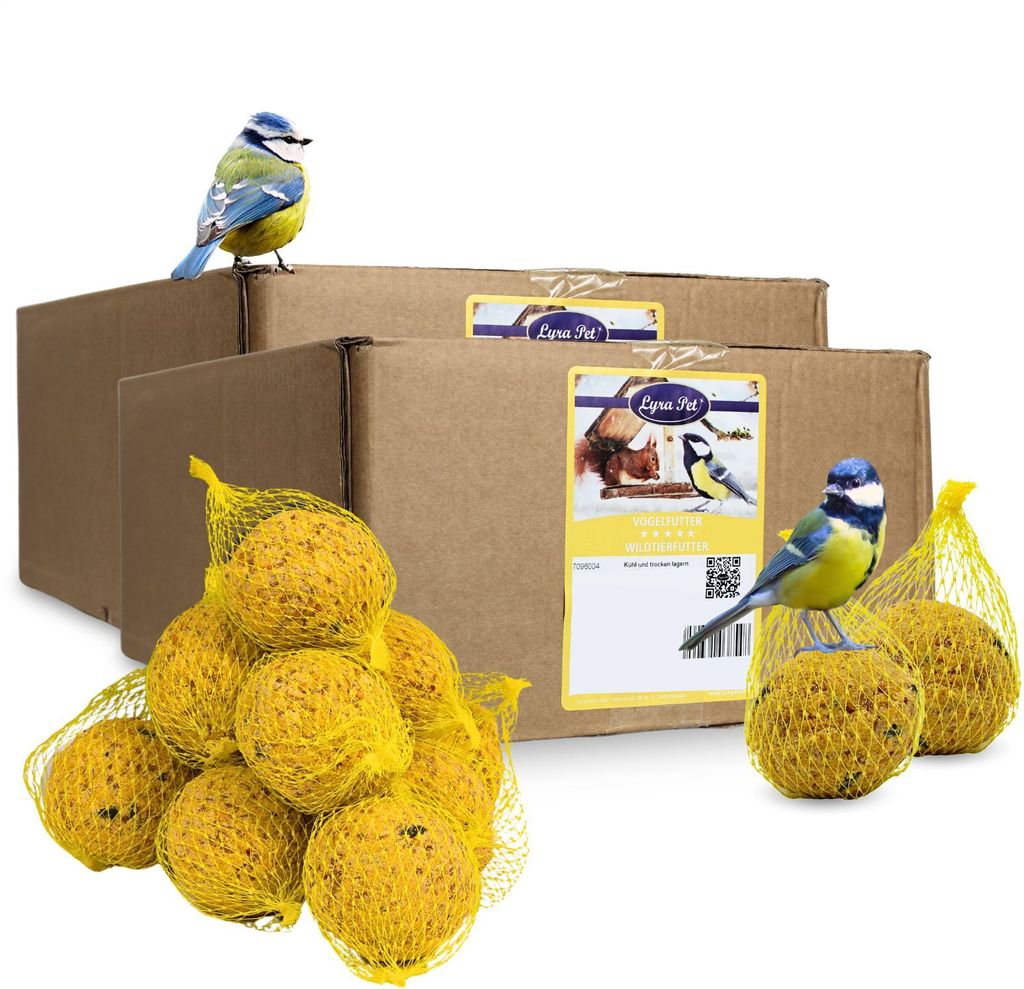 2 x 100 Stk. Lyra Pet® Meisenknödel Basic mit Netz à 90 g = Produktbild 