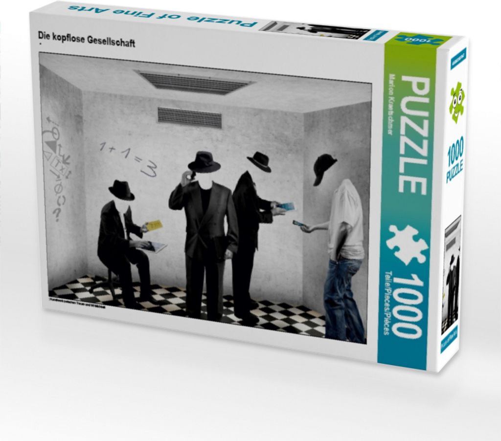 Calvendo Die kopflose Gesellschaft 1000 Teile Puzzle quer 640x480mm, Kraetschmer Marion; 7324401