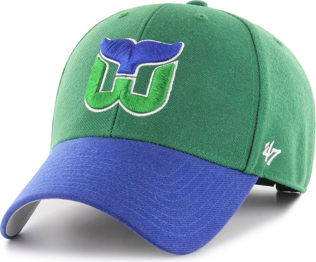 Hartford Whalers NHL '47 MVP Vintage Two Tone Logo Kelly Produktbild 