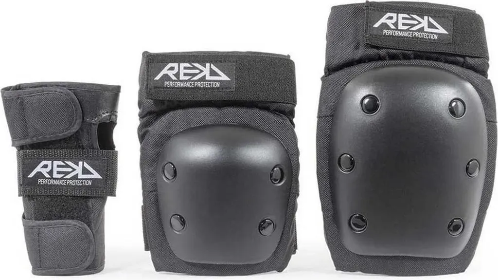 Protections REKD Heavy Duty noir avec coques haute densité anti-chocs