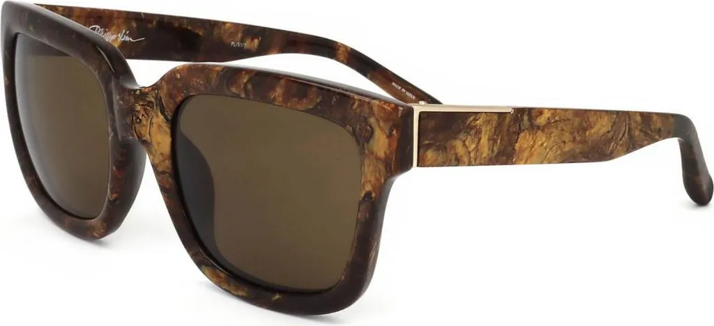 Lunettes de soleil Homme PL51 Phillip Lim Marron Finies les Montures Trop Serrées