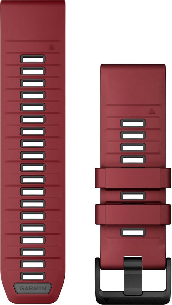 Garmin QuickFit - Armband - Smartwatch - Graphit - Rot - Garmin - fnix 3 HR - fnix 3 Sapphire - D2 Bravo - D2
