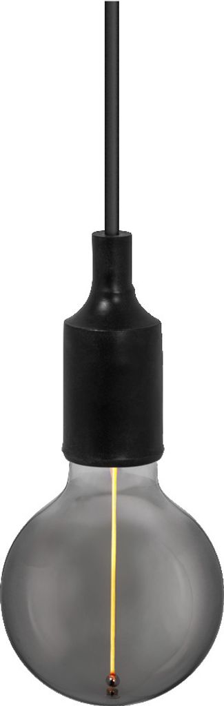 LEDVANCE Vintage 1906 Pendelleuchte BELL E27, schwarz, max. 15W LED, E27 Sockel, trichterfrmiger Baldachin, Innenraum-Pendelleuchte, Kombination mi...