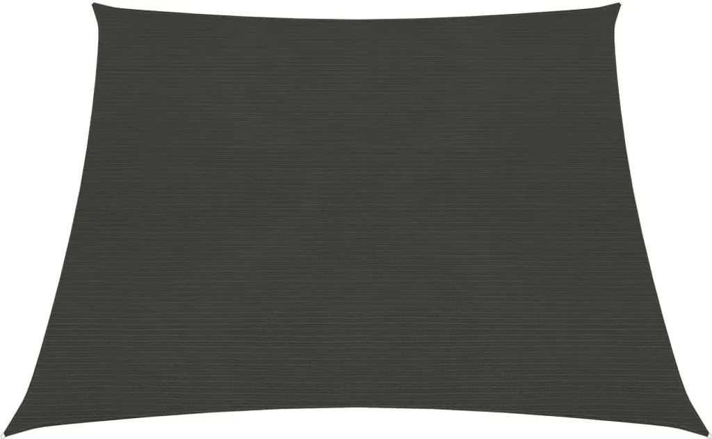 The Living Store Tenda da sole 160 g/m² antracite 4/5x3 m HDPEE