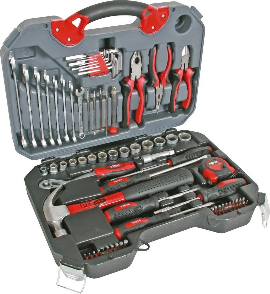Set d'outillage robuste 78 pièces - Outils en acier chrome de haute qualité