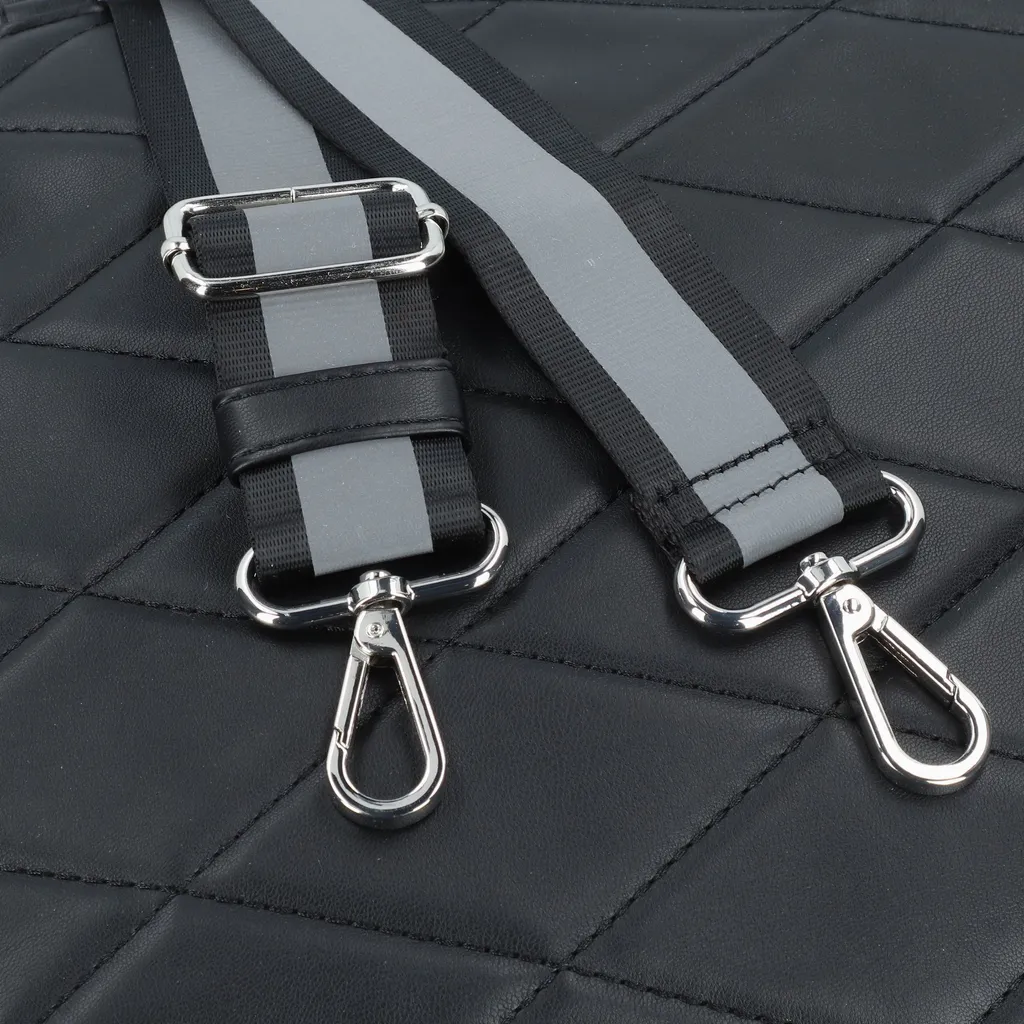 Sac à fermeture éclair Tom Tailor texture mica noir élégant - 5
