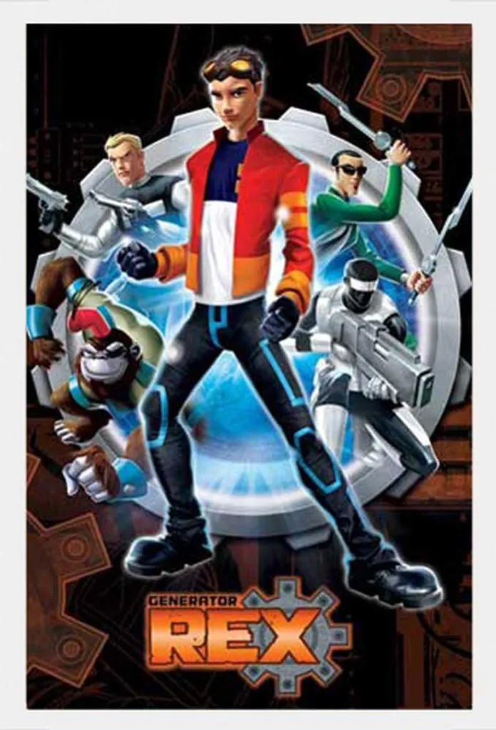 Décoration Murale Generator Rex Poster Duncan Rouleau Cadre Blanc MDF
