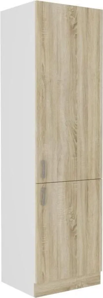 Meuble colonne SARA gain de place pour chambre ou bureau en chêne Sonoma