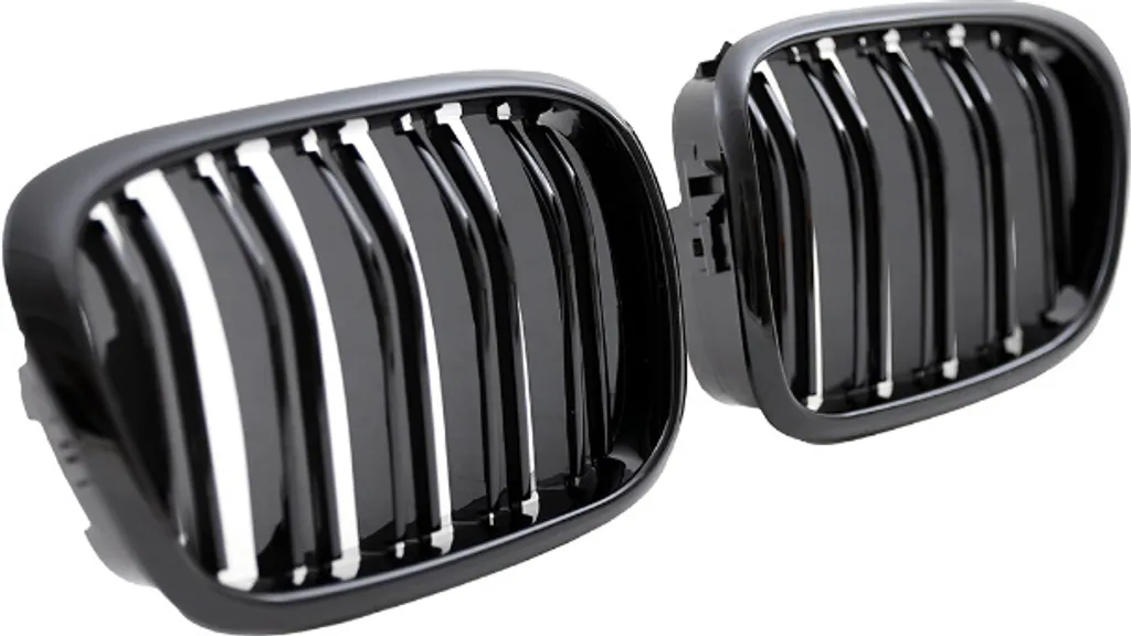 Calandre double barre noire pour remplacer les grilles usées de BMW E39