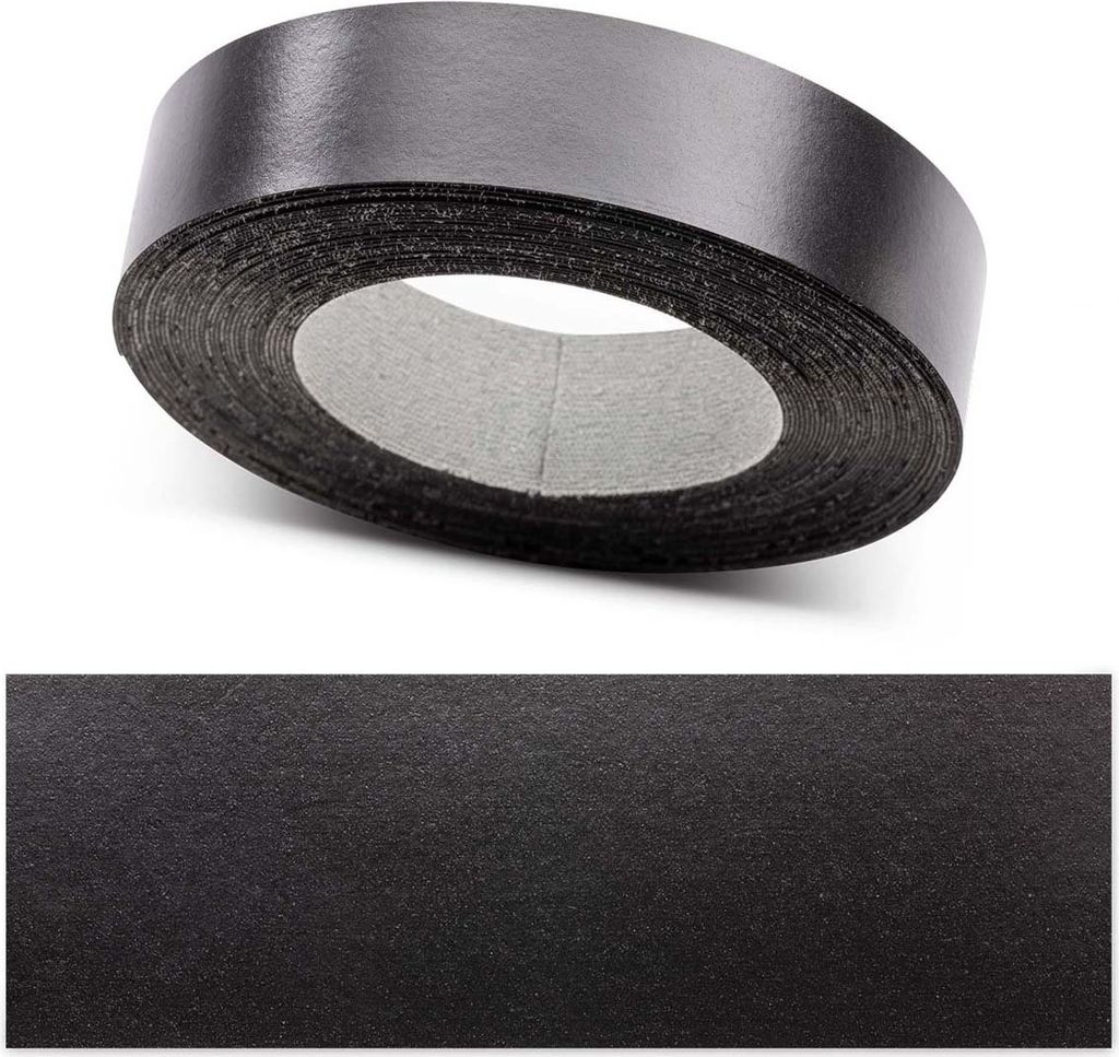 ben+camilla.com Kantenumleimer | Schwarz 30 mm x 25 m | Sicherer, bequem, Profi Material