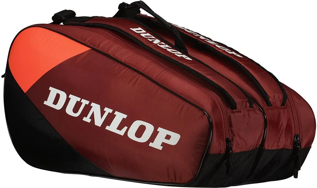 Sac De Tennis Dunlop Cx Club – 30L, 2 Compartiments, 6 Raquettes, Poche Zippée, Bretelles Confortables
