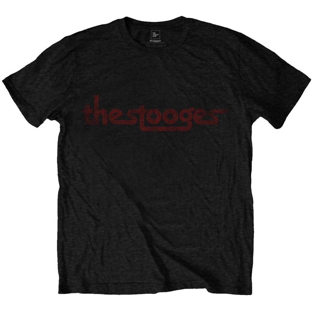 Iggy & The Stooges - T-Shirt Logo für Herren/Damen Uni RO9477 (XL) (Schwarz)