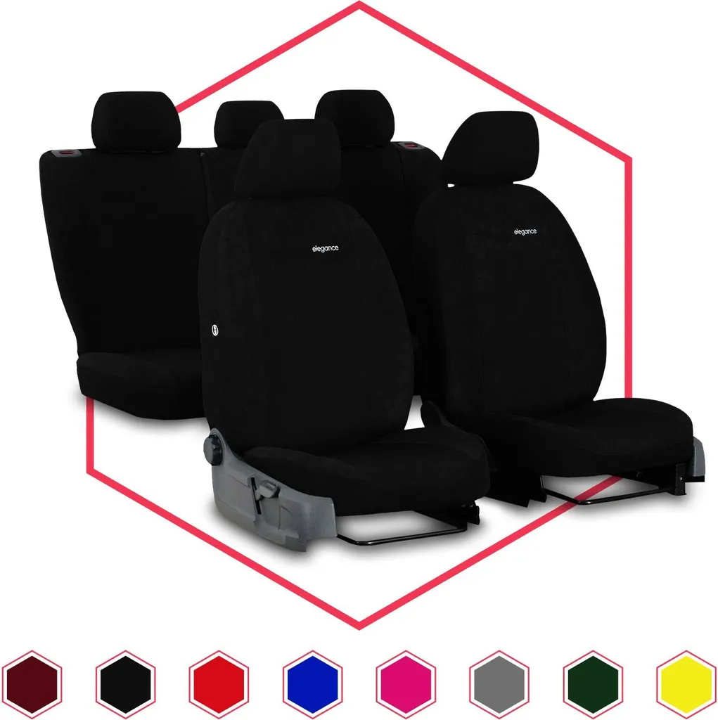 Coprisedili Auto Chevrolet Captiva: Set Universale Nero Alta Resistenza