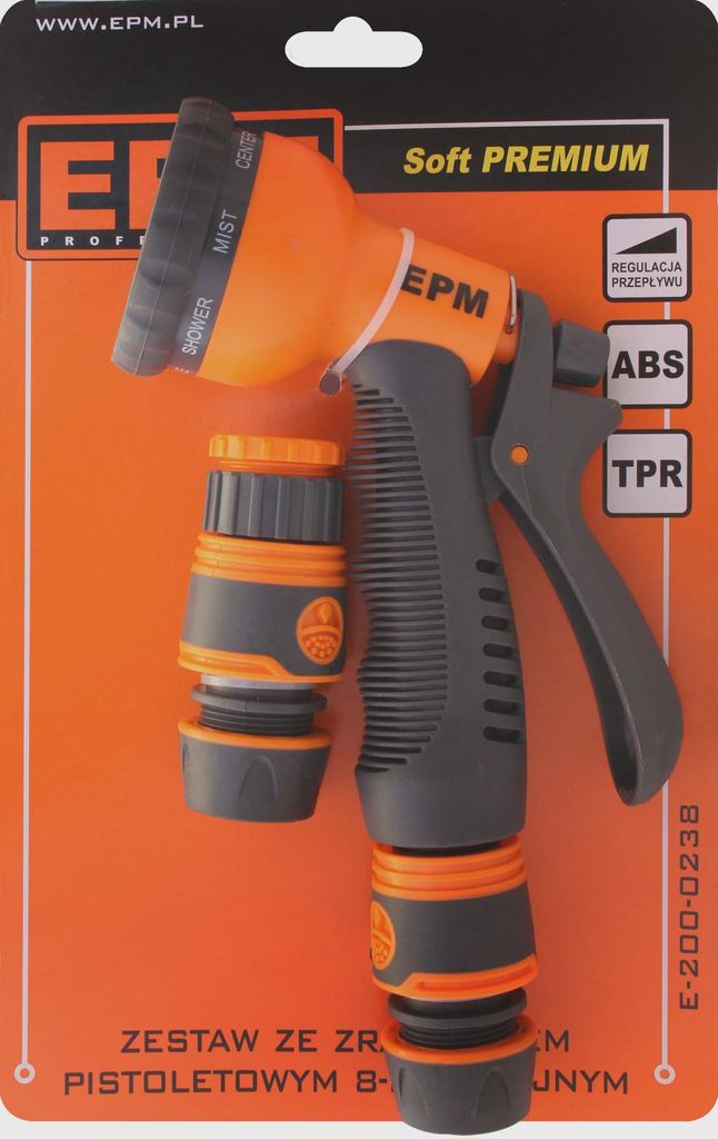 8-Funktionen-Sprinklerpistole + 3 Tpr-Anschlüsse - E-200-0238