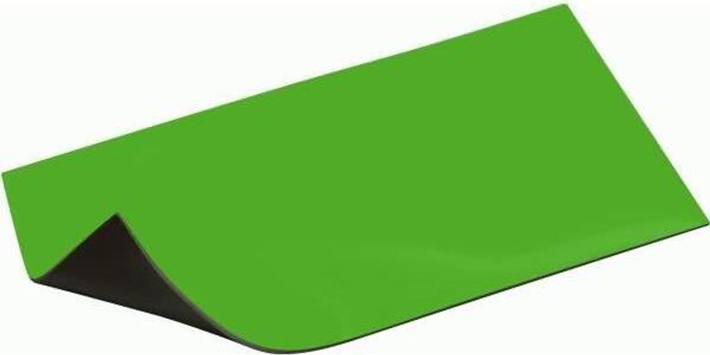 Magnetische Platten 125x250x1mm hellgrün Produktbild 