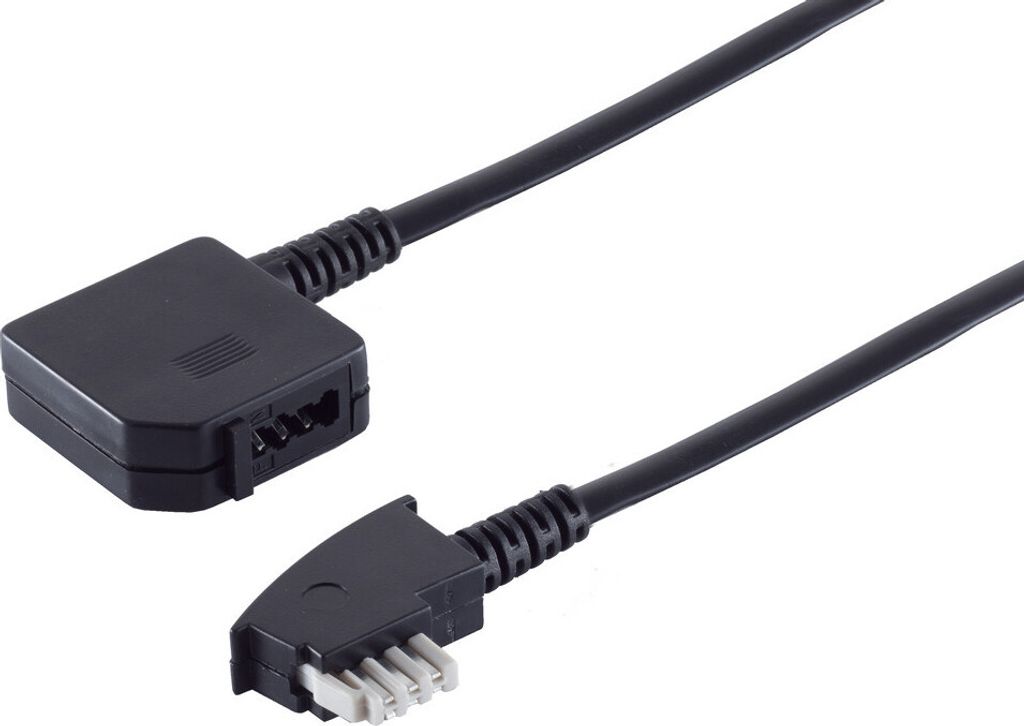 TAE N-Stecker / TAE N-Kupplung 6-adrig 3m