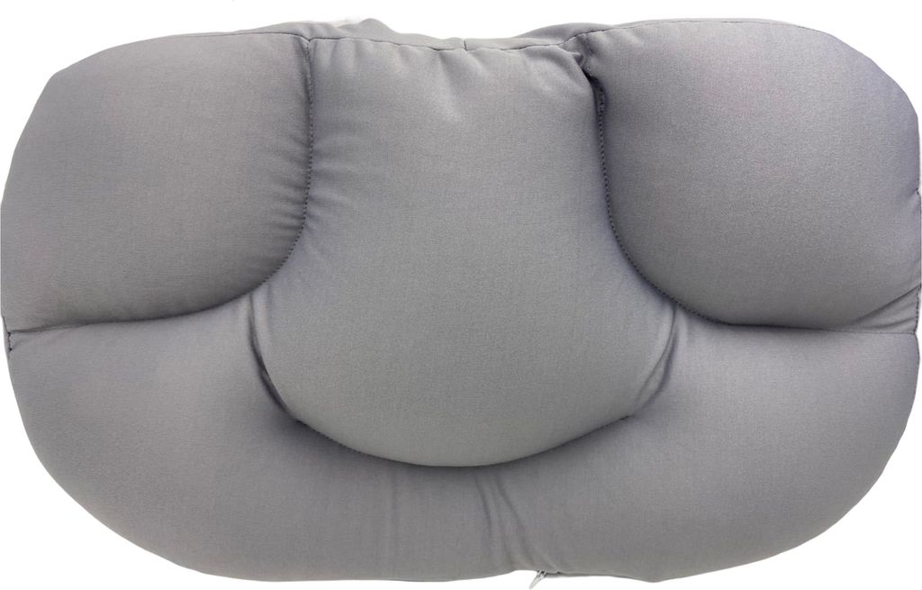 Schlafkissen Allround Multifunktional Ultra Weichkörpermassagerei-Sofa-Hals-Massager-Rückenkissen für Büro-Grau ,Größen:L