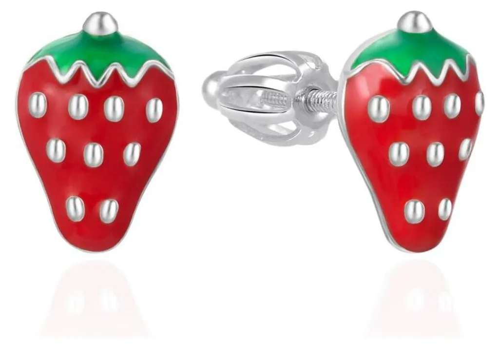 Puces d'oreilles enfant en argent massif pour fillettes - Modèle AGT