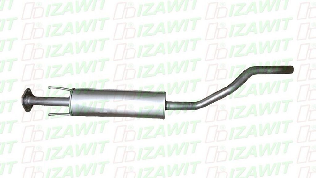 IZAWIT 33.079 Mittelschalldämpfer Schalldämpfer für NISSAN Note (E11, NE11)