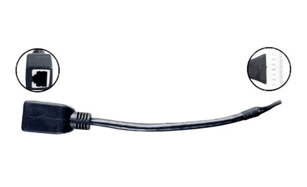 Connexion IP pour 2N Access Unit 916020 Câble Noir RJ45 Sécurisé