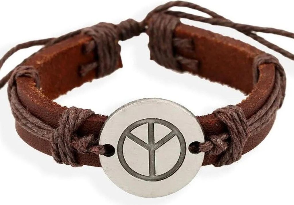 Peace Armband - Dunkelbraun für Uni KP33224