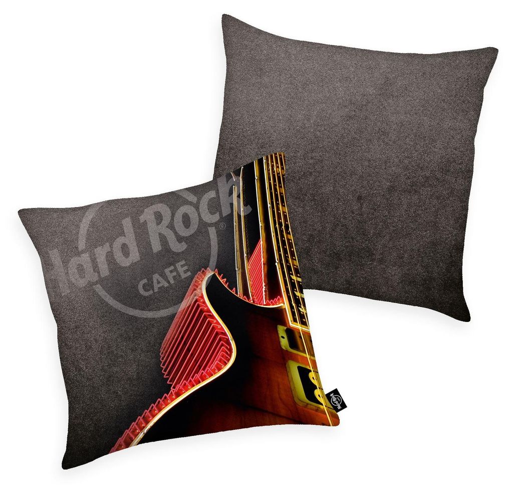 Hard Rock Cafe Soft Kissen Dekokissen Gitarre 40 x 40 cm Produktbild 